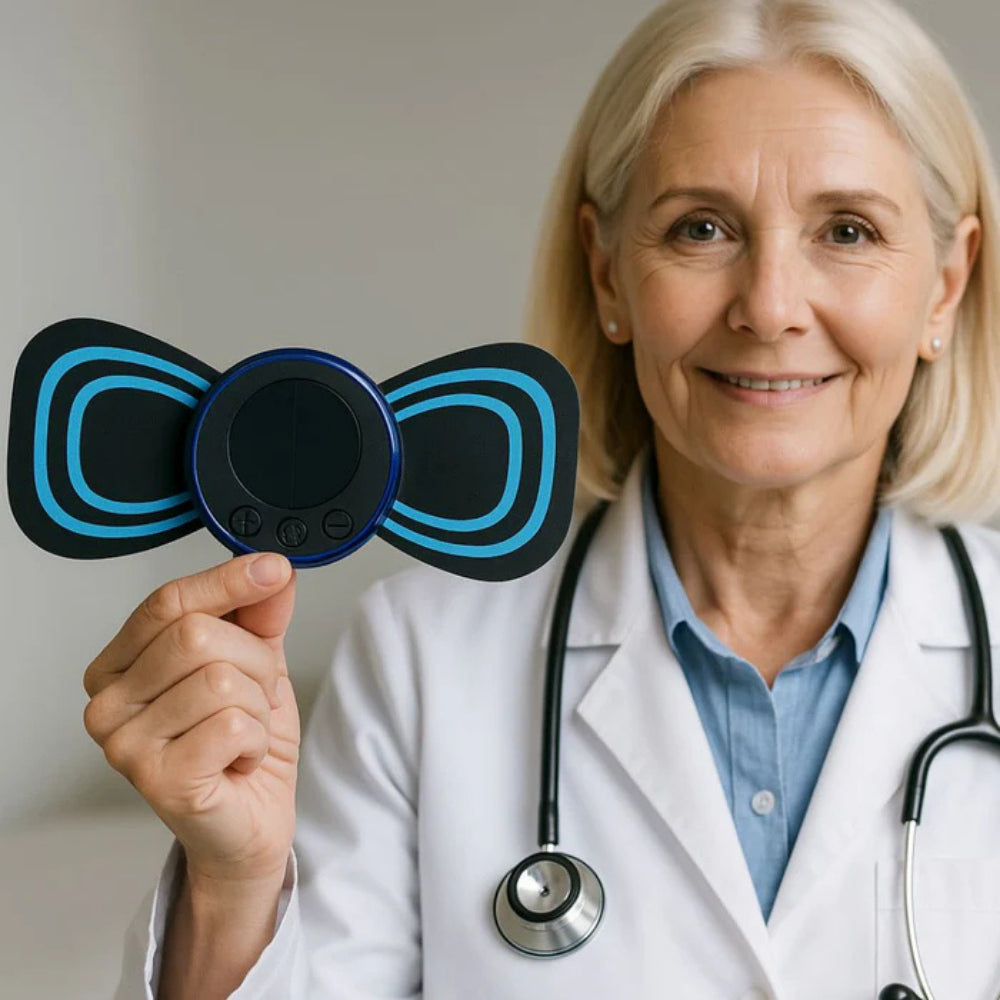 Urologist holding the Pelvic Ease massager