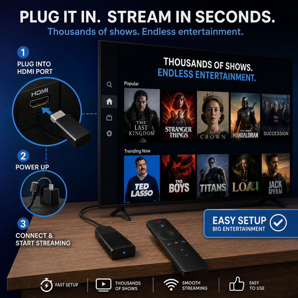 StreamStick quick setup