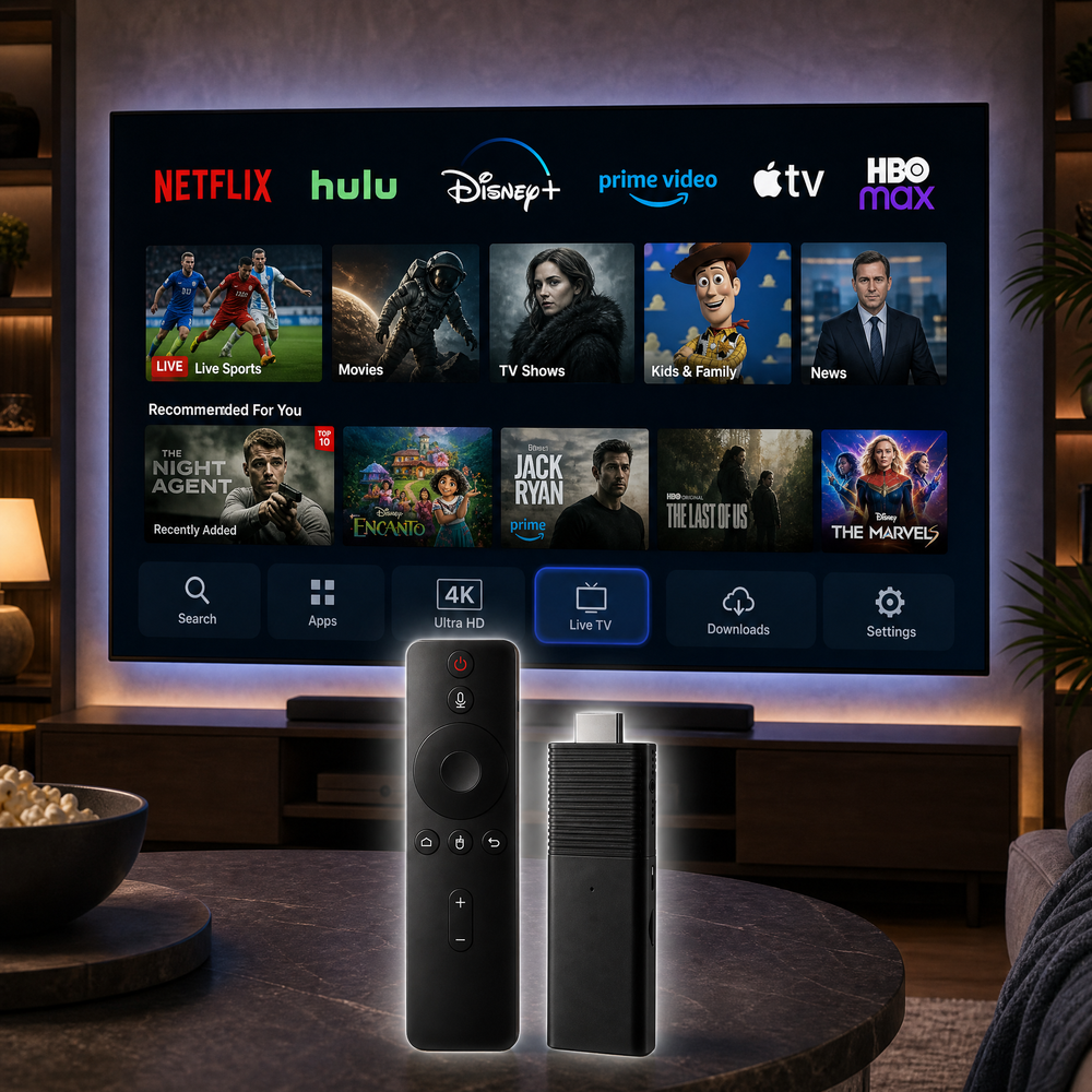 StreamStick entertainment channels