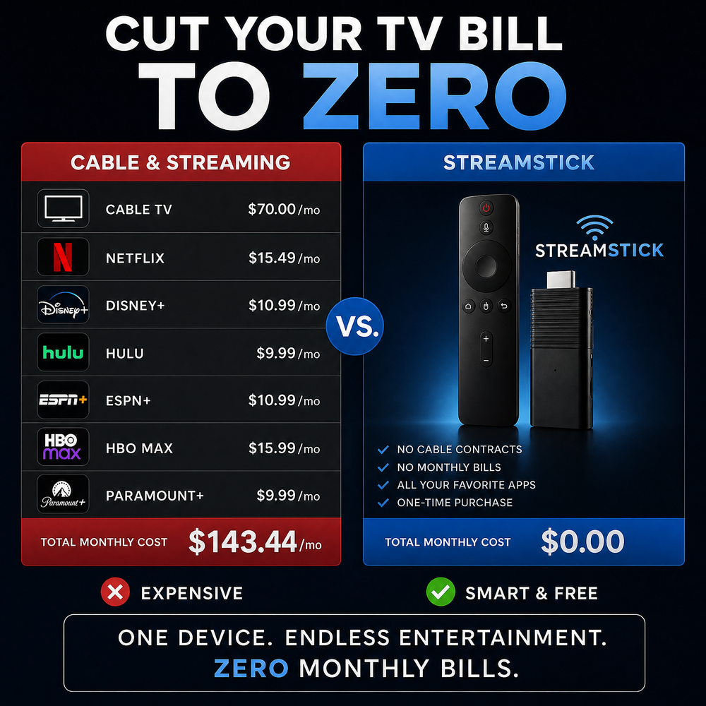 StreamStick subscription savings